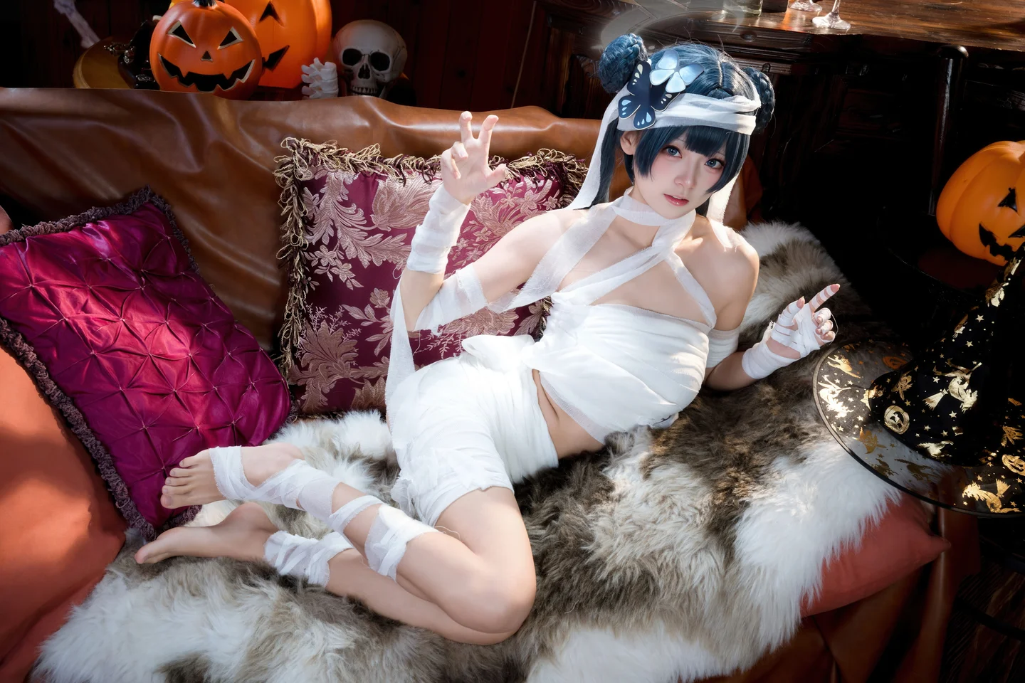 九柒喵 - No.040 好美+妃咲万圣节 [51P-453MB] tg@simisebaisi 【丝足阁】016.webp